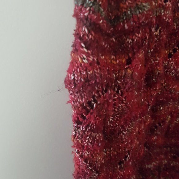 Kensie Burgundy Sweater Dress - Picture 4 of 6